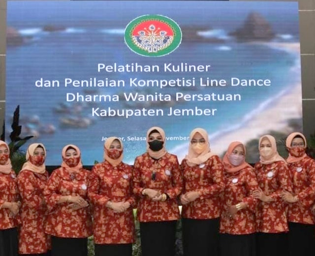 DW Persatuan Kabupaten Jember Gelar Pelatihan Kuliner dan Lomba Virtual Line Dance